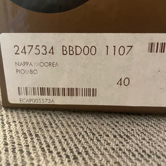 Gucci dark gray leather wedges - 2.5" heel - size 40 - lightly worn - Picture 5 of 9